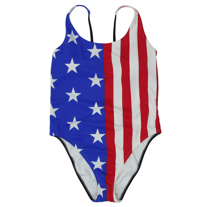 Ladies PINK by Vistoria's Secret USA Flag Swimsuit