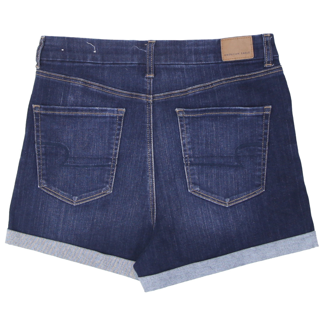 Ladies American Eagle Ripped Stretch Denim Shorts