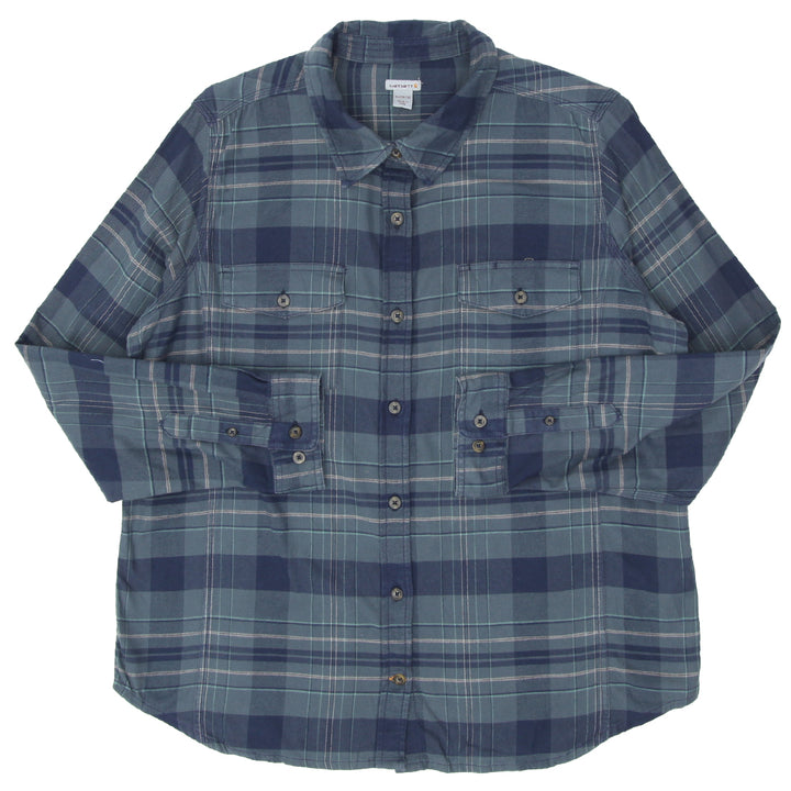 Youth Boys Carhartt Plaid Long Sleeve Shirt