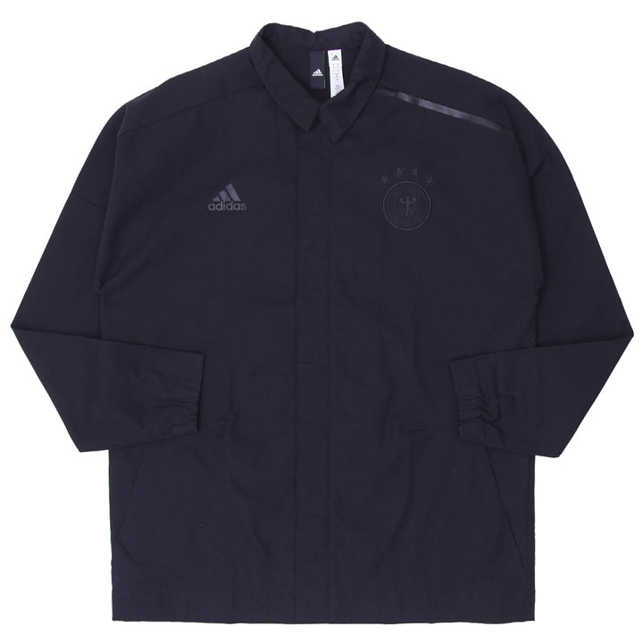 Mens Adidas Deutscher Fussball-Bund Long Sleeve Shirt Black