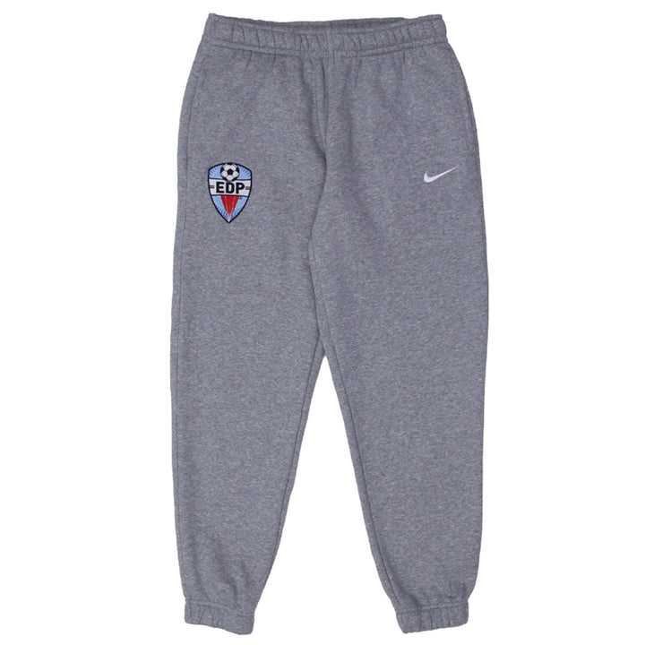 Men Nike Swoosh Embroidered EDP Soccer Fleece Jogger Pants