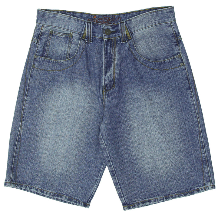 Mens Y2K Niche Embroidered United Denim Jorts