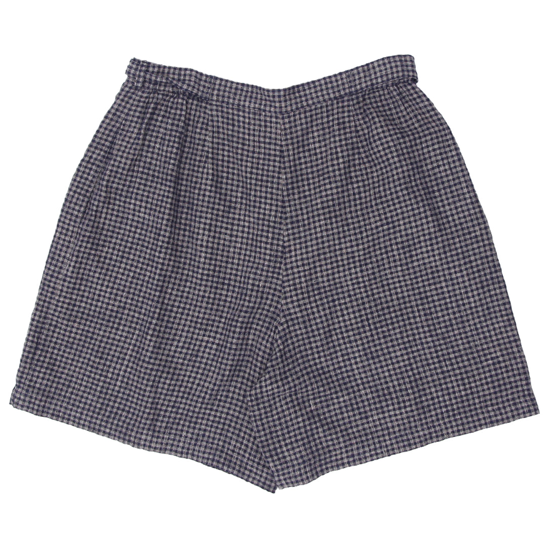 Y2K Christopher & Banks Gingham Linen Blend Shorts