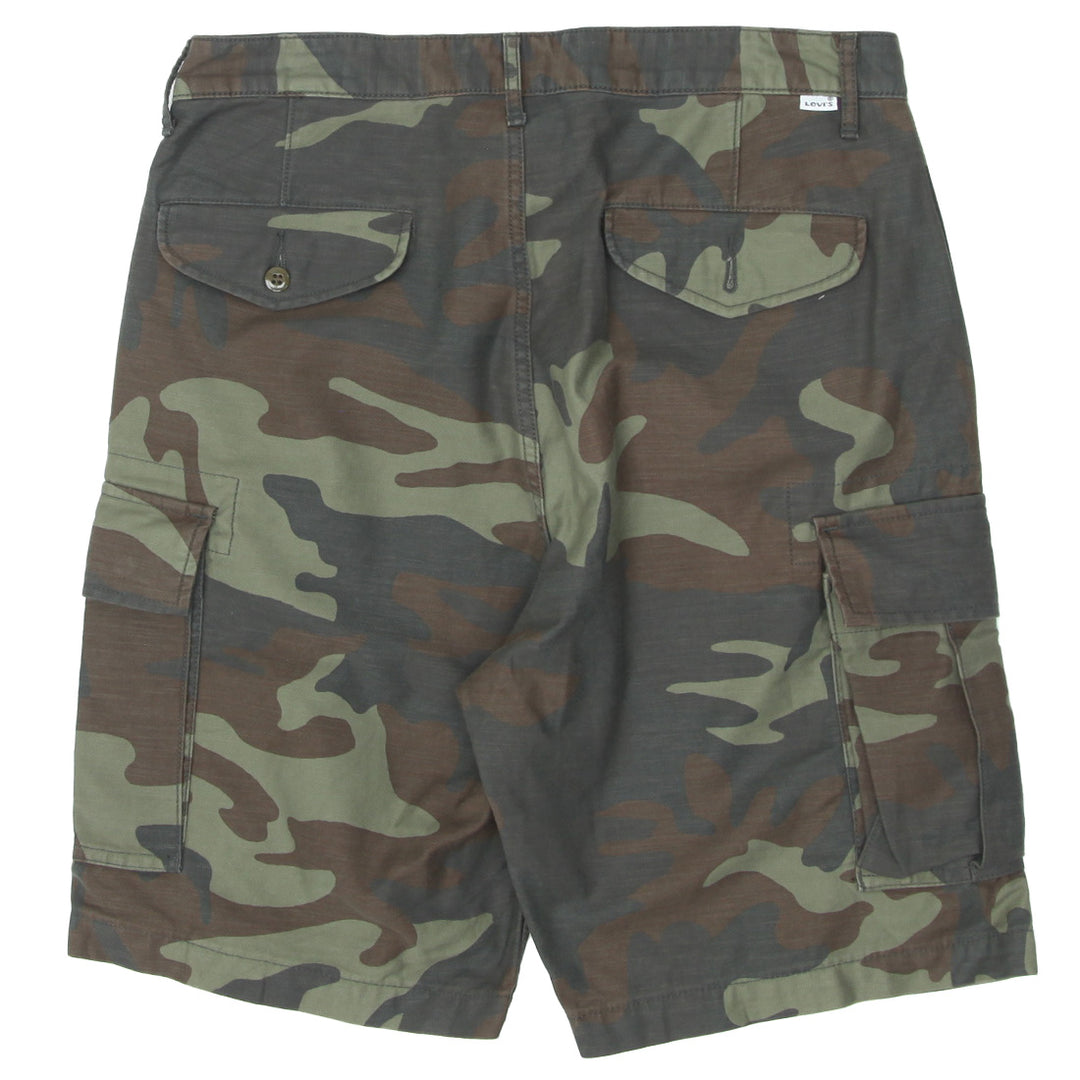 Mens Levi Strauss Camouflage Cargo Shorts