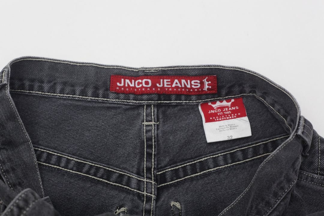 Vintage JNCO Jeans Embroidered Carpenter Denim Jorts/Shorts