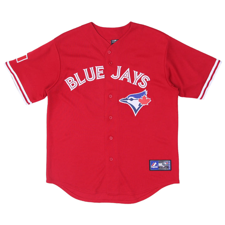 Mens Majestic Toronto Blue Jays Canada 19 Baseball Jersey