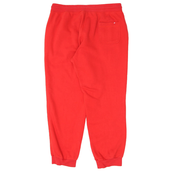 Mens Nike Spell Out Red Fleece Jogger Pants