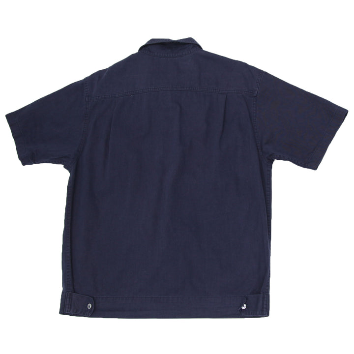 Mens Von Dutch Navy Work Shirt