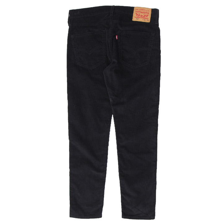 Mens Levi's Waterless 512 Black Corduroy Pants