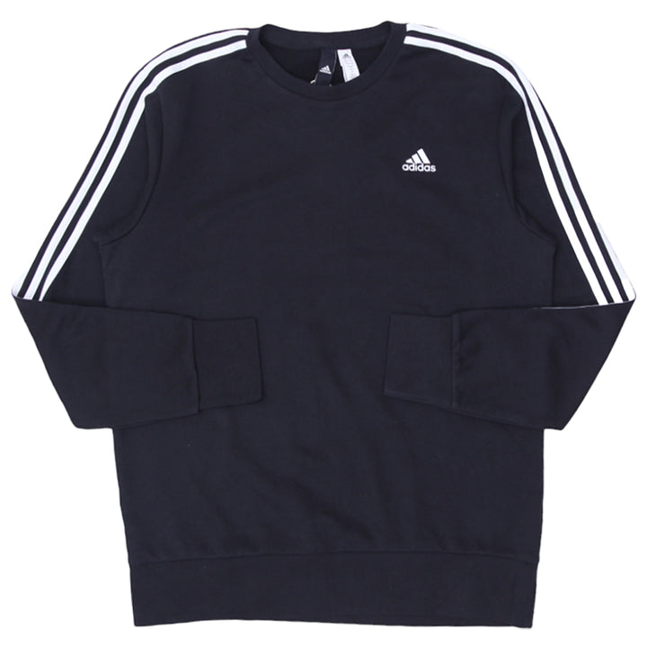 Mens Adidas White Stripes Sweatshirts