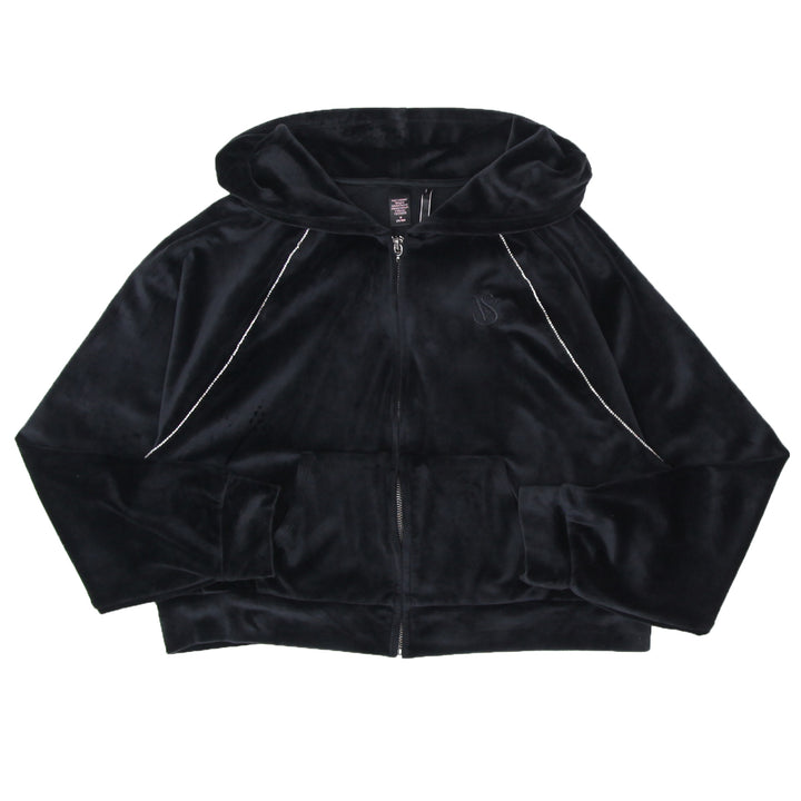 Ladies Victoria's Secret Full Zip Velour Hoodie