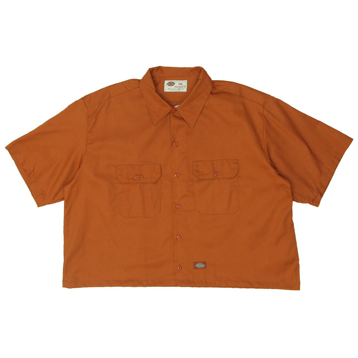 Mens Dickies Customized Crop Work Shirt