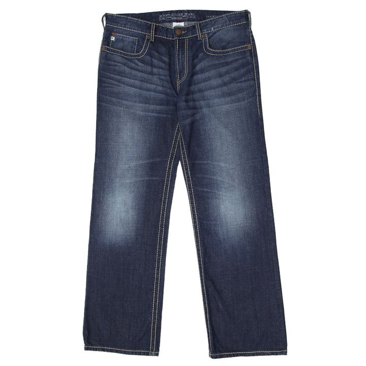 Mens Y2K Bootlegger Lucky Style Straight Jeans