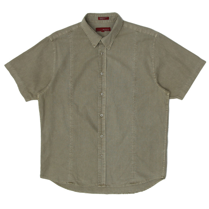 Mens Orvieo Sportivo Short Sleeve Linen Shirt