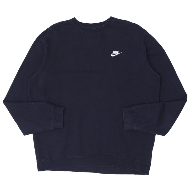 Mens Nike Embroidered Crewneck Sweatshirt Black