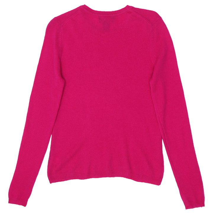 Ladies Tahari Pure Luxe 100% Cashmere Pink Sweater