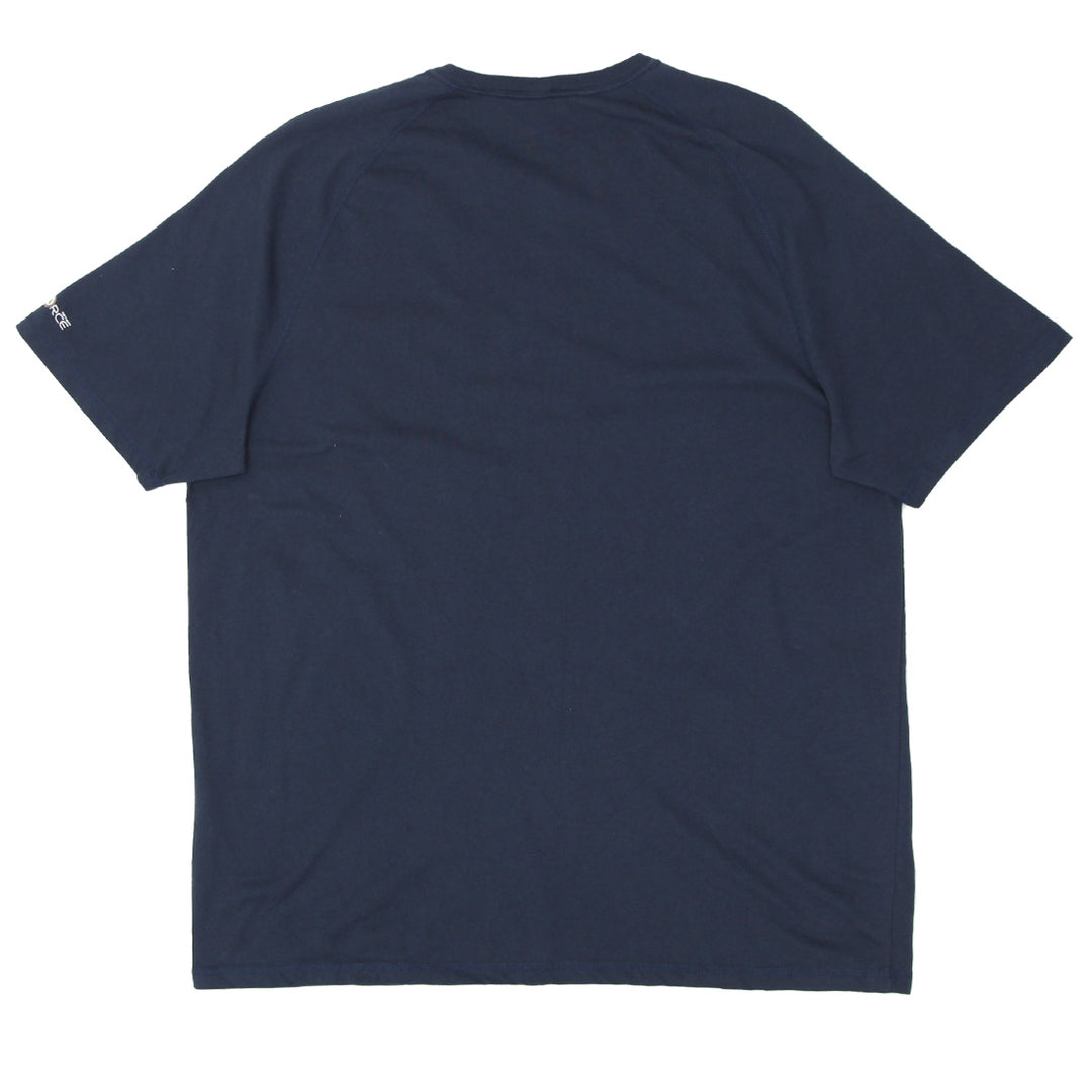 Mens  Carhartt Force Relaxed Fit Pocket T-Shirt Navy