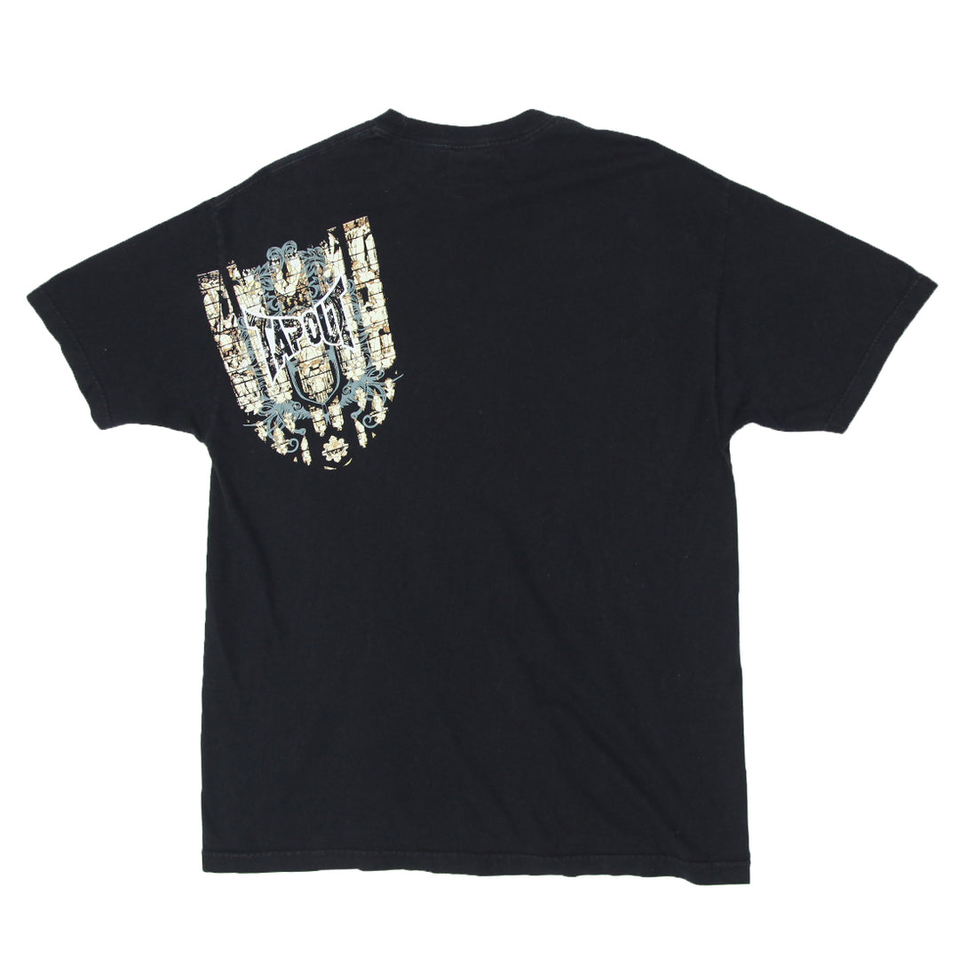 Mens Tapout Printed Y2K Black T-Shirt