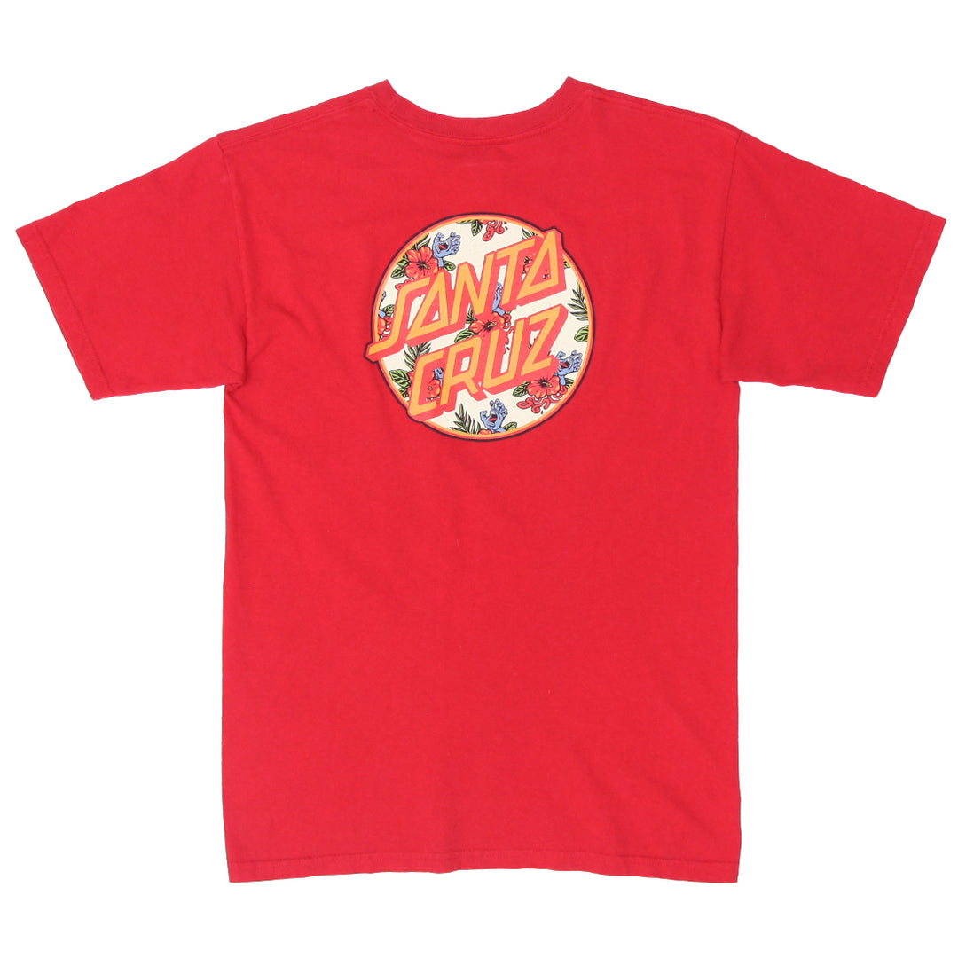 Mens Santa Cruz Skateboards Floral Logo T-Shirt