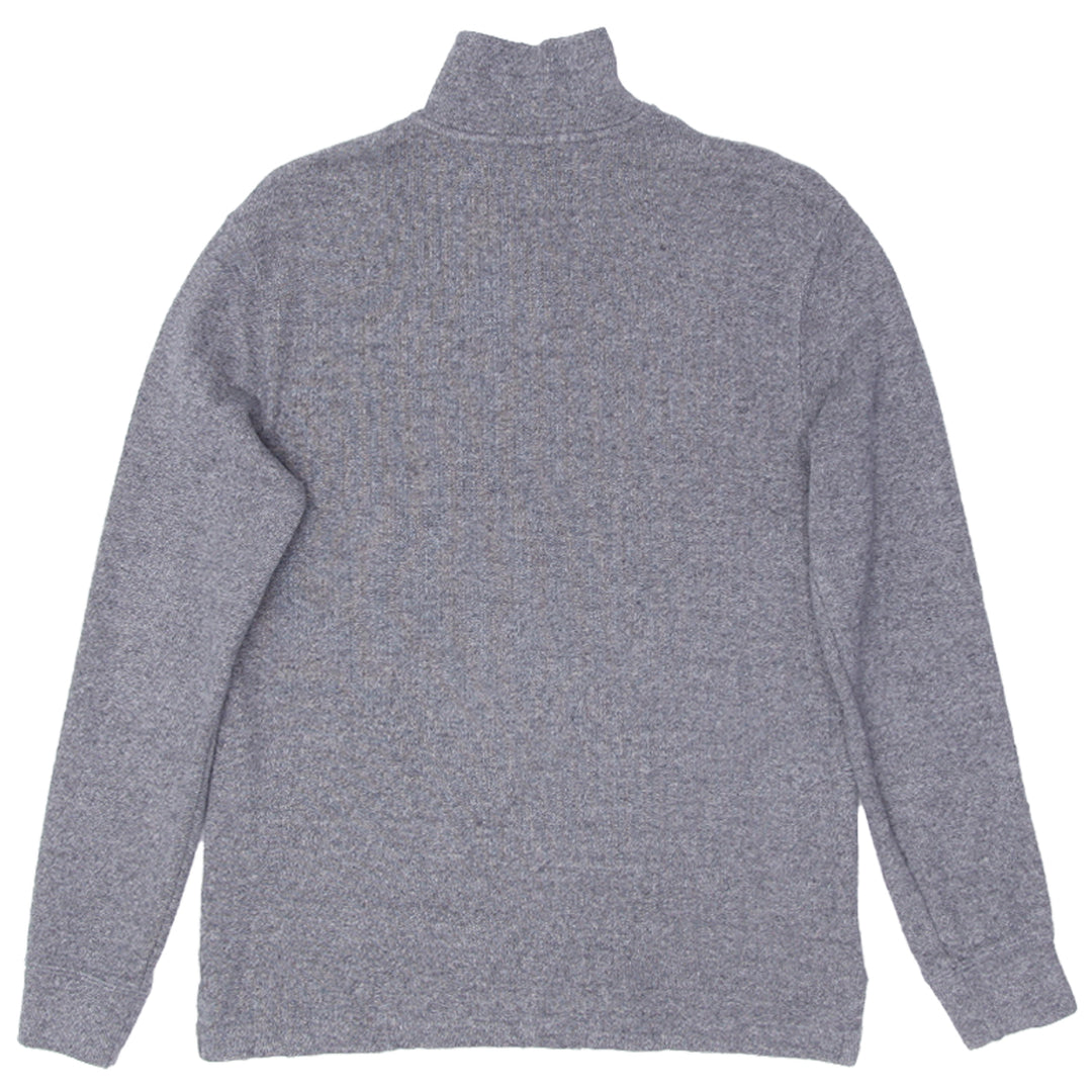 Mens Polo Ralph Quarter Zip Sweater Gray