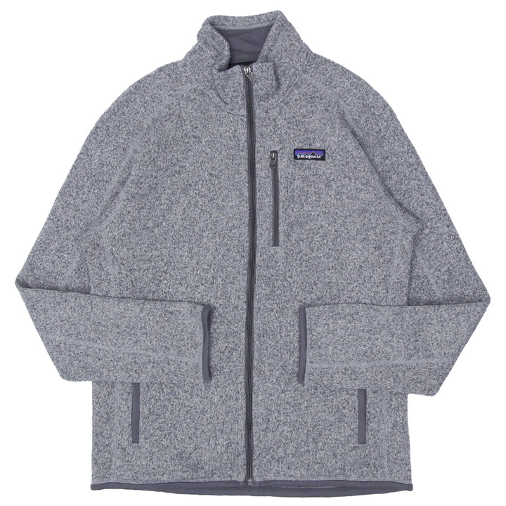 Mens Patagonia Full Zip Fleece Jacket Gray