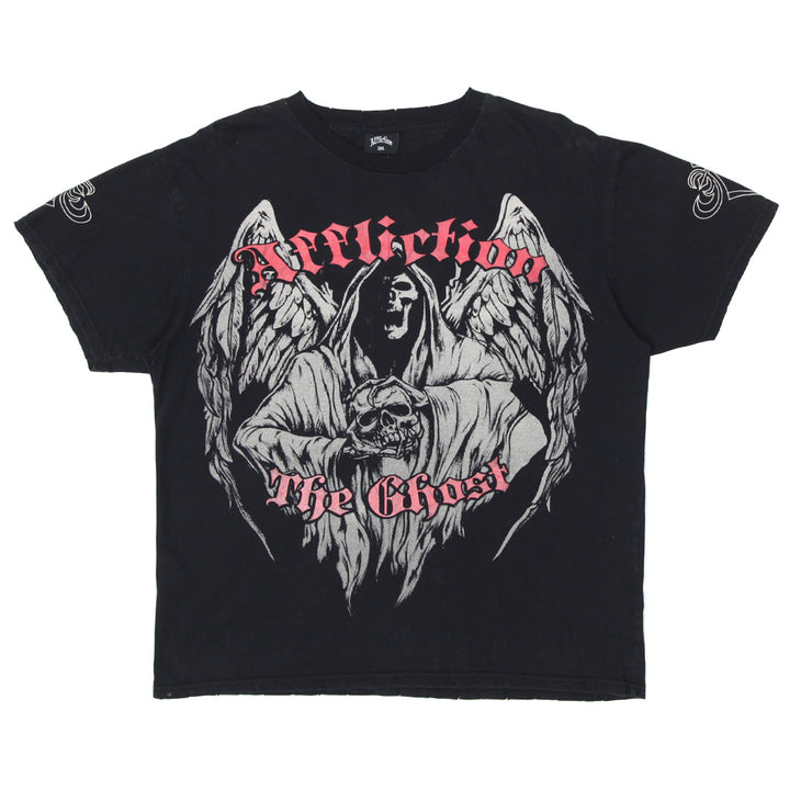 Mens Affliction The Ghost Skull T-Shirt