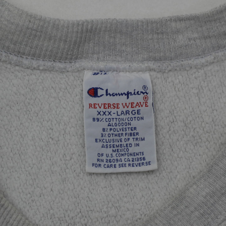 Vintage Champion Reverse Weave Sweatshirt XXXL Greek Letters