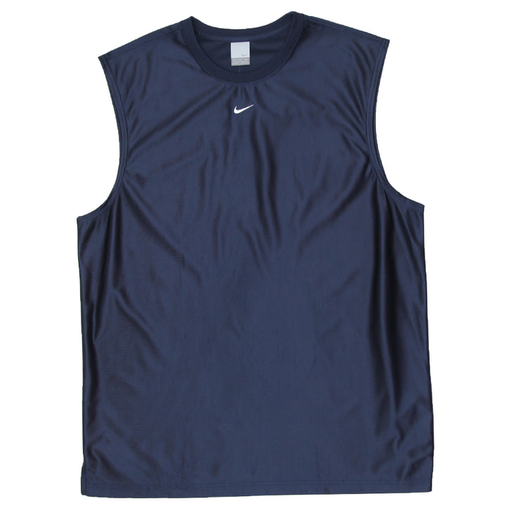 Mens Nike Center Swoosh Embroidered Sleeveless T-Shirt