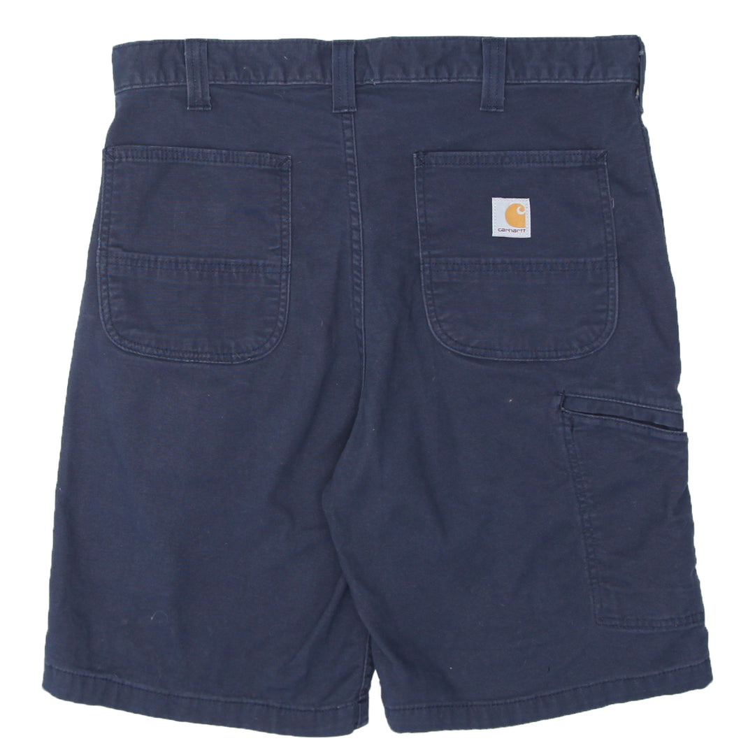 Mens Carhartt 102514-412 Relaxed Fit Navy Utility Shorts