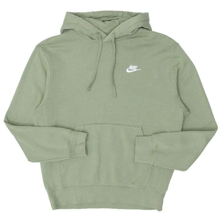 Mens Nike Embroidered Pullover Hoodie Green