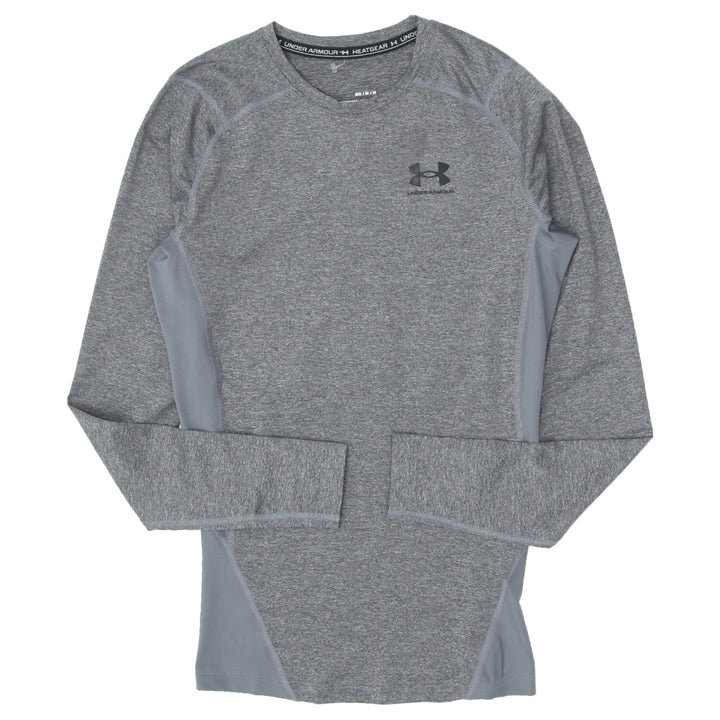 Mens Under Armour Gray Long Sleeve Compression T-Shirt