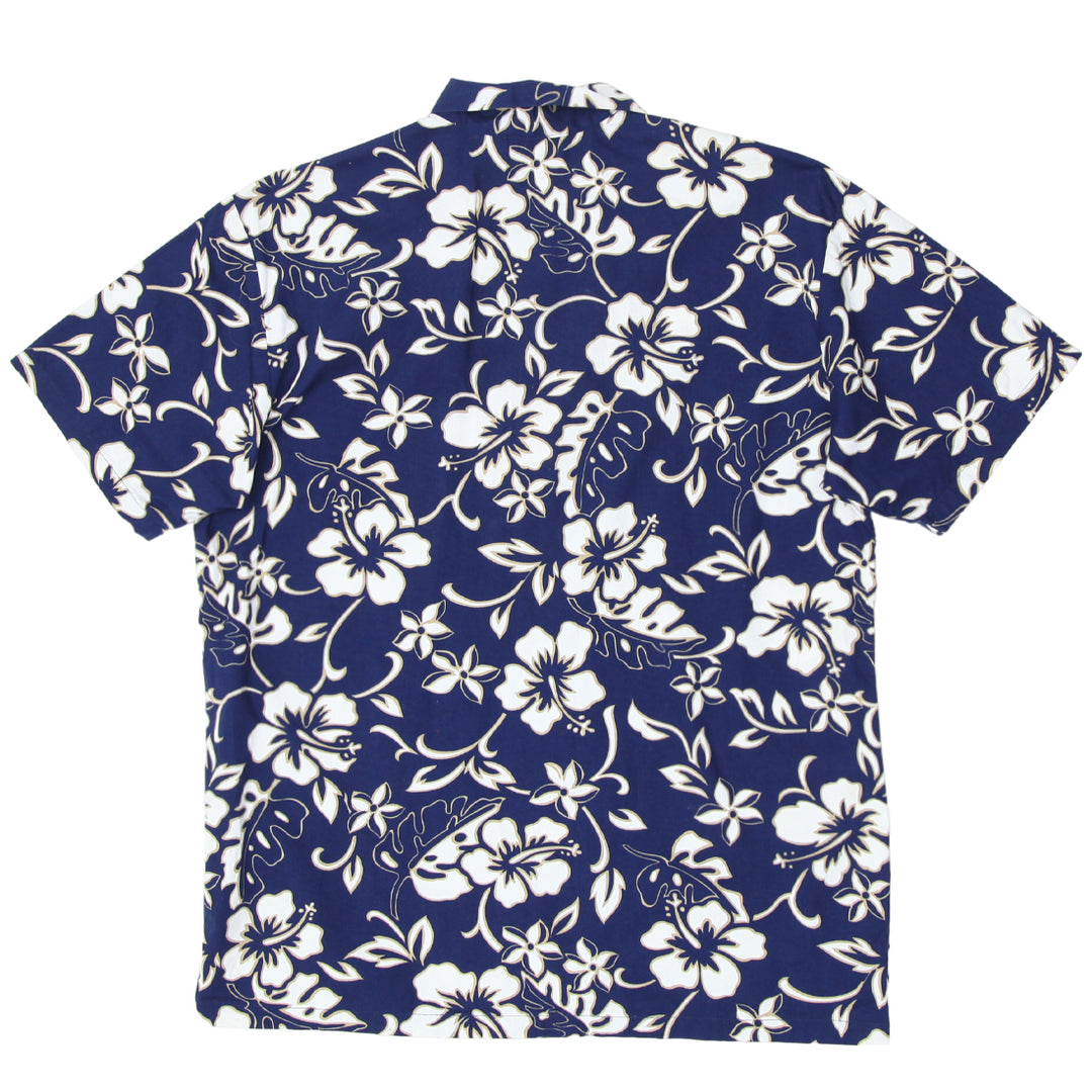 Mens Hilo Hattie Floral Hawaiian Shirt