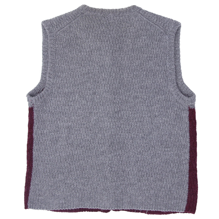 Ladies Knitted Sleeveless Cardigan Sweater