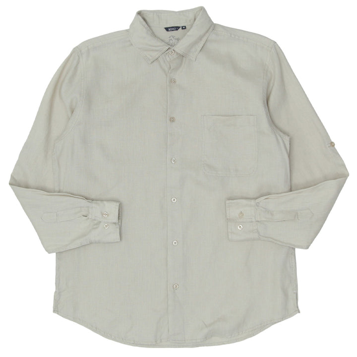 Mens Bohio Long Sleeve Linen Shirt