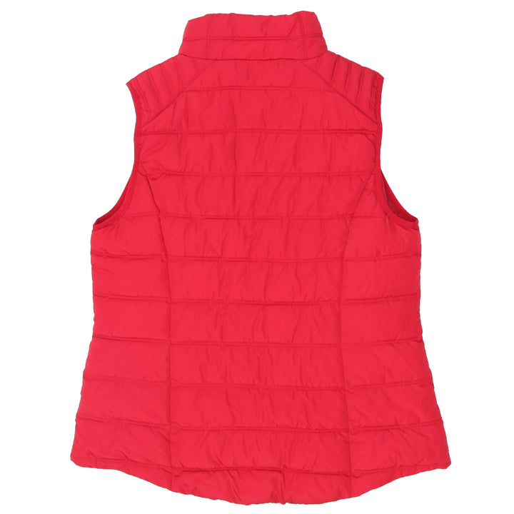 Mens Tommy Hilfiger Full Zip Red Puffer Vest