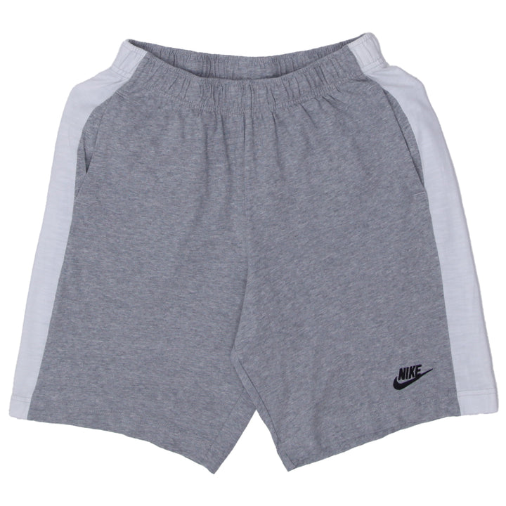 Mens Nike Embroidered White Gray Shorts