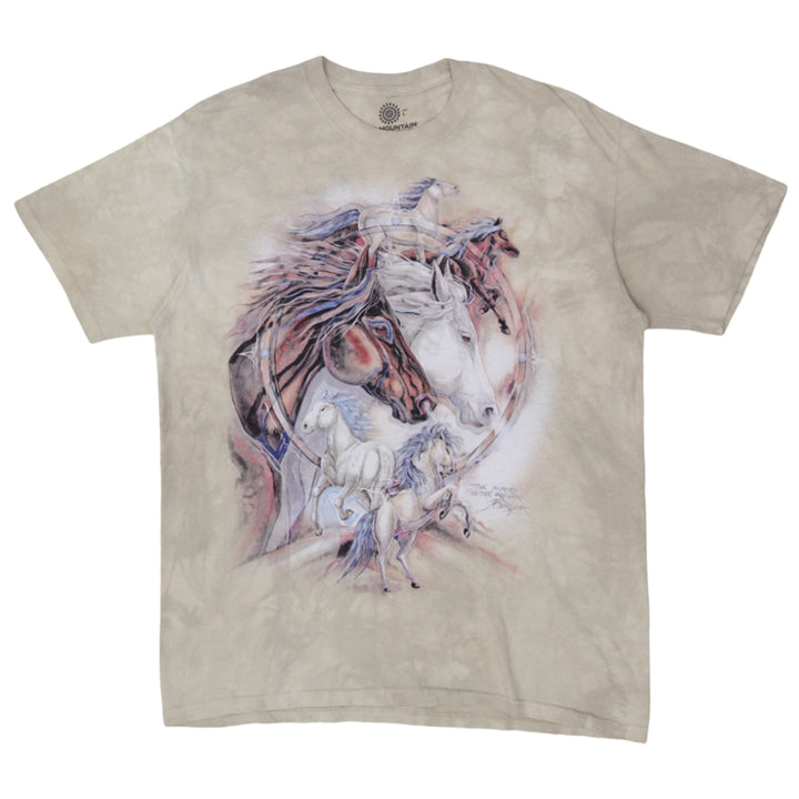 Mens The Mountain Horses Tie Dye T-Shirt