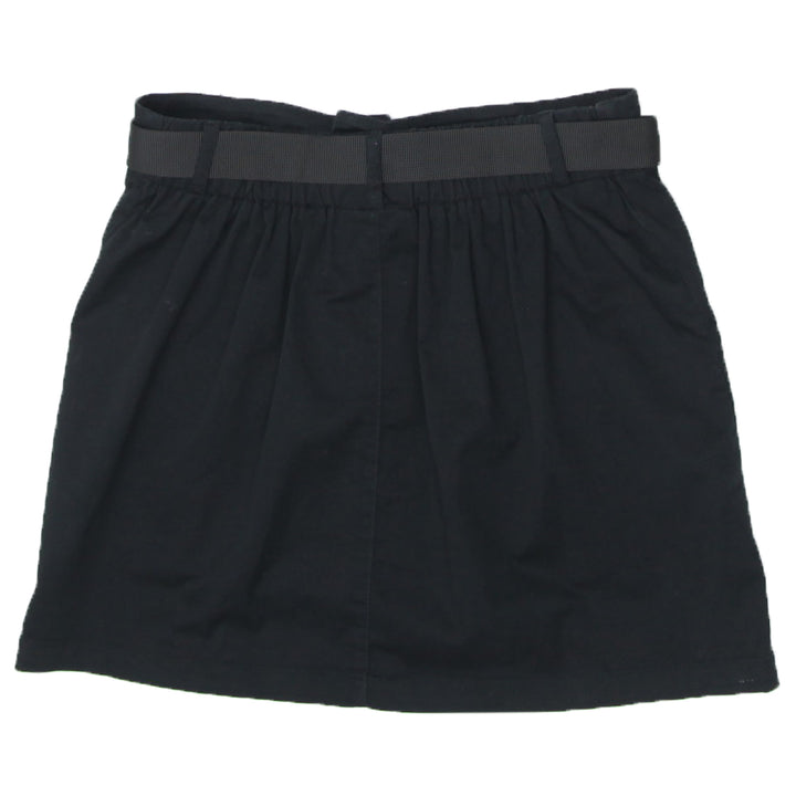 Ladies Black Belted Mini Skirt