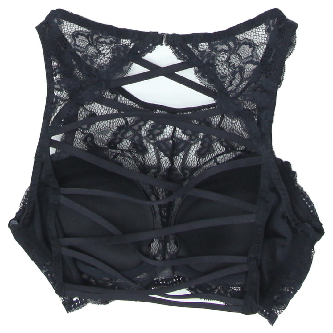 Ladies La Senza Black Lace Bralette