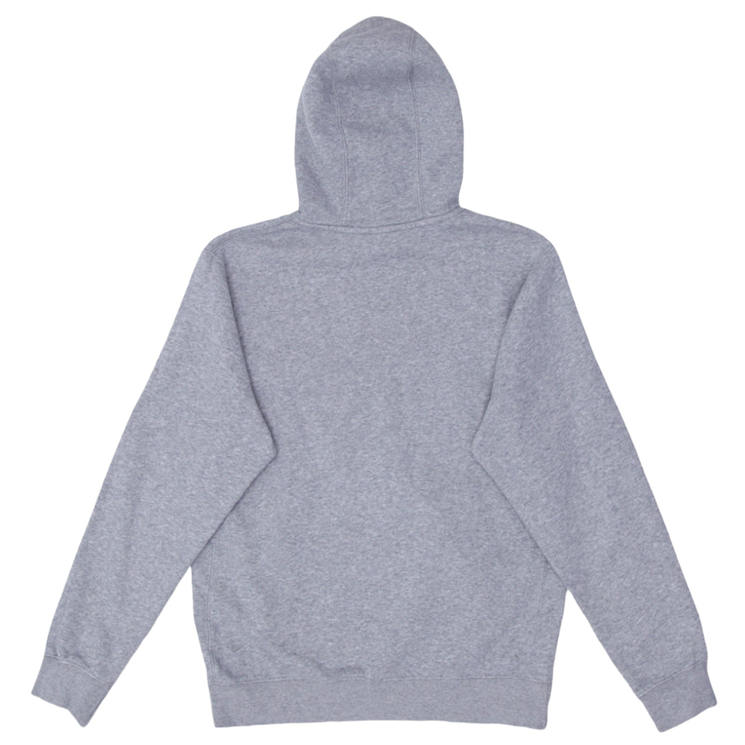 Mens Nike Embroidered Gray Pullover Hoodie