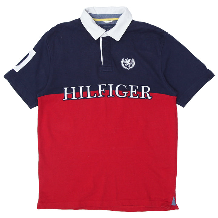 Mens Tommy Hilfiger # 8 Navy / Red Polo T-Shirt