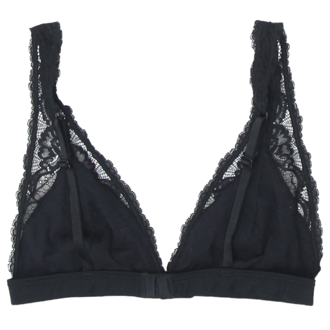 Girls Youth Black Lace Bralette