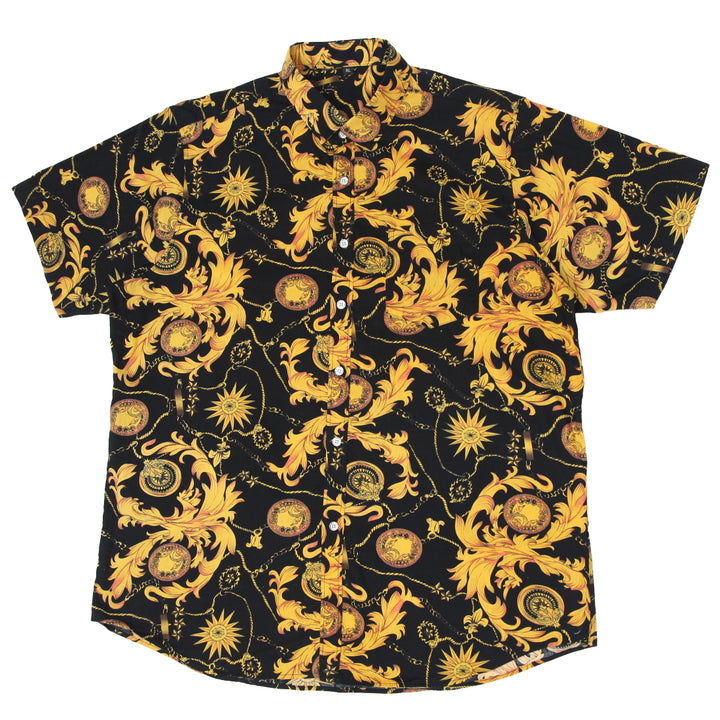 Mens Chain And Floral Print Shirt