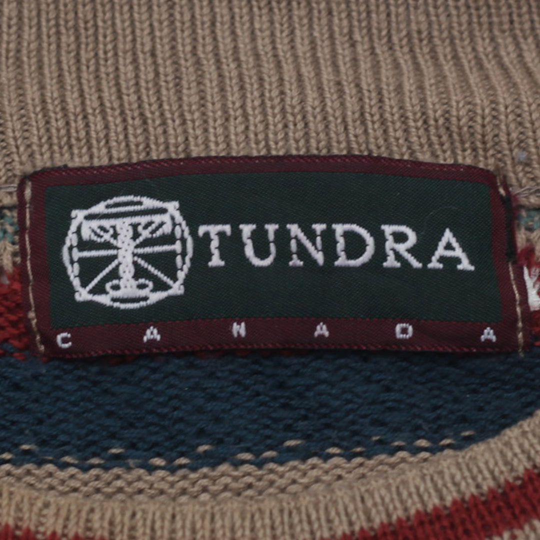 Vintage Tundra Canada Coogi Style 3D Knit Sweater