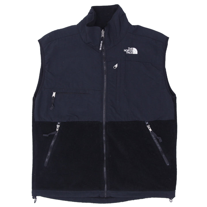 Mens The North Face Full Zip Fleece Denali Vest Black