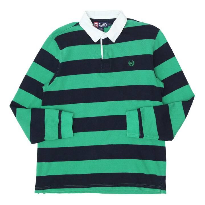 Mens Chaps Striped Rugby Shirt