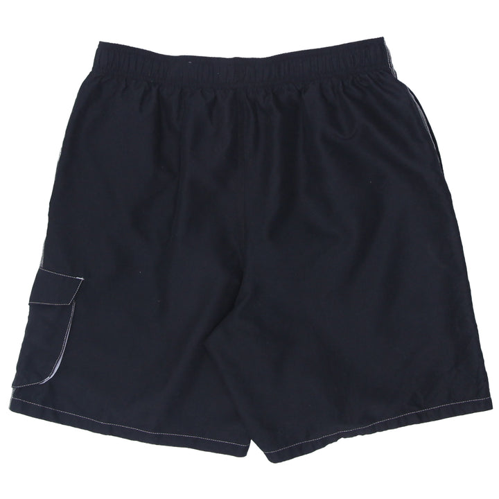 Mens Nike Swoosh Embroidered Black Shorts