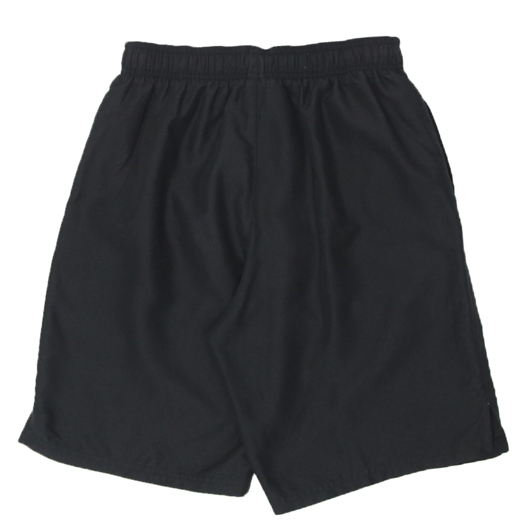 Mens Nike Swoosh Embroidered Black Shorts