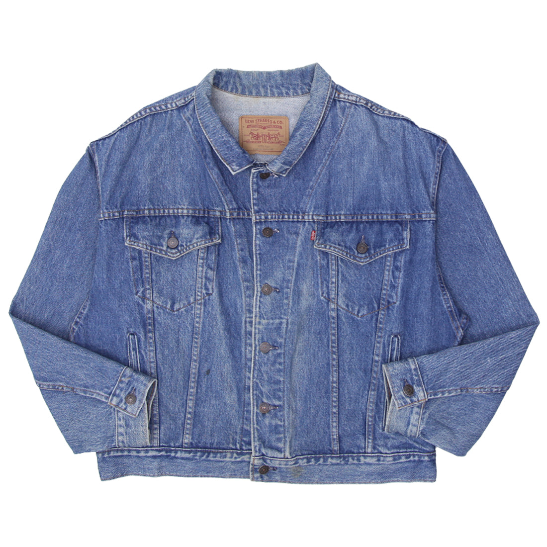 Vintage Levi Strauss 75532 0211 Trucker Denim Jacket Fashion Rerun Vintage
