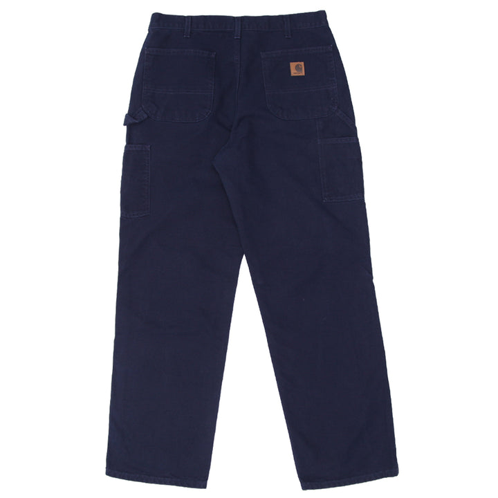 Mens Carhartt B11-MDT Original Dungaree Fit Navy Carpenter Pants